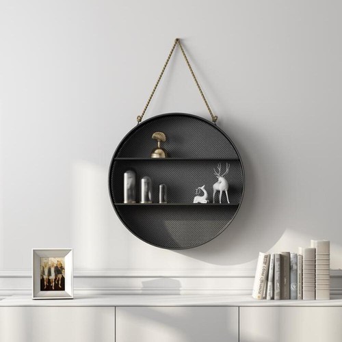 Luke black wall shelving - luke,