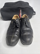 ETONIC G SOK~ Mens Uk 9.5 ~ Black Lace Up Oxfords Rubber GOLF CLEATS Shoes