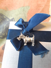SILVER CHARM SCOTTIE DOG