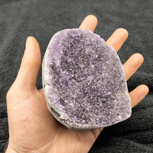 Large purple amethyst crystal - amethyst,