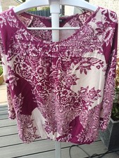 Ladies Size 14 Long Sleeve Top