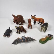 ELC Animal Figure Bundle Vintage Retired Bundle of 8 Field Mouse Fox Wild Cat