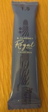 D'Addario Rico Royal Clarinet Reed 1.5  Great for beginners.
