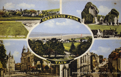 Postcard tain and dornoch - postcard,