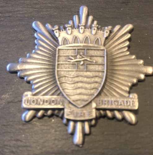 Pewter london fire - fire, brigade
