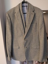 Moss Bros Men's SAGE Green