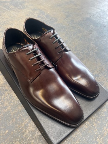 Men brown leather shoes uk - brown,