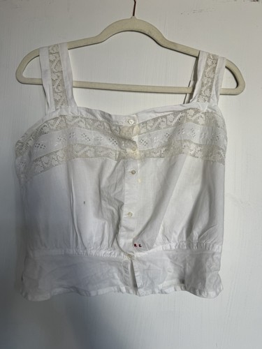 Edwardian corset cover - edwardian,