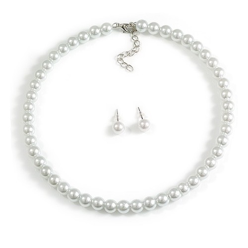 Classic white faux pearl - classic,