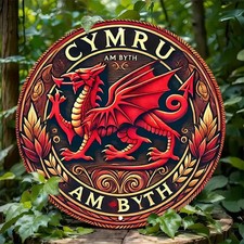 Welsh Dragon Wall Plaque –