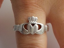 Vintage Solid 925 Silver Claddagh Ring Family Collection