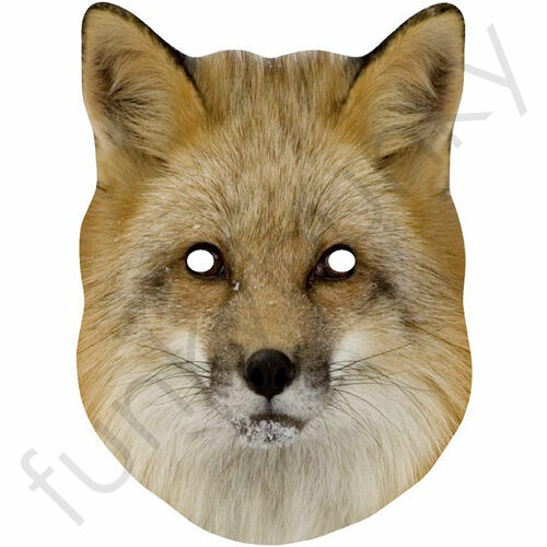 Fox animal celebrity card - card, face