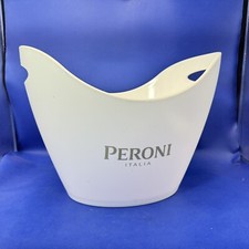 Peroni Beer Ice Bucket White Acrylic Man Cave Bar Pub Home Beer Wine LARGE!!