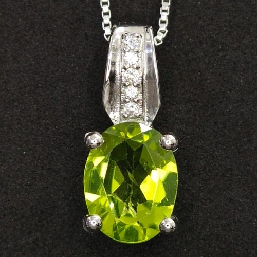 Natural peridot gemstone 925 - gemstone,