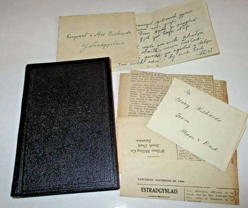 Antique welsh bible holy - holy,