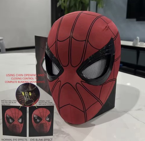 Spiderman mask moving - spiderman, /