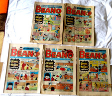 THE BEANO COMICS x 5 DENNIS