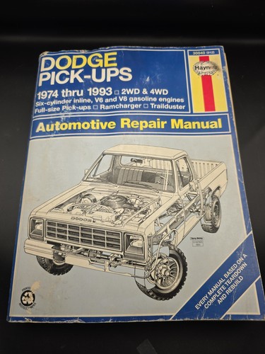 Haynes repair manual for - haynes,