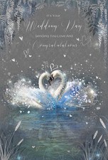 Wedding Day Card. Cherry