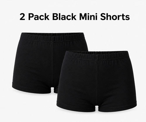 Ladies mini shorts girls black - ladies,