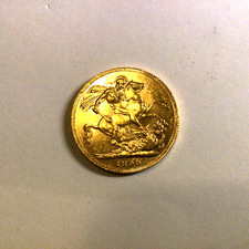 1890 Gold Sovereign