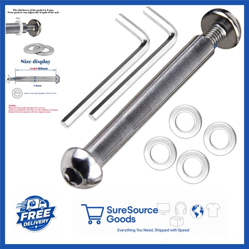 8mm scooter axle bolt - m8, set