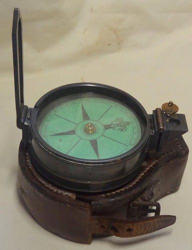 Antique prismatic compass - prismatic,