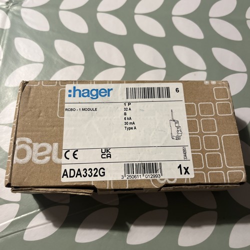 Hager ada332g 32a single - hager,