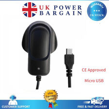 ALCATEL ONE TOUCH PIXI 4 MAINS MICRO USB WALL PLUG CHARGER 3 PIN UK PLUG