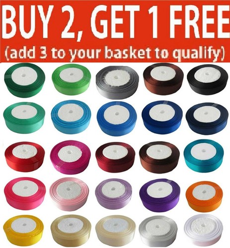 Double sided satin - double, ribbon