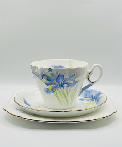 Shelley bone china trio - shelley, trio: