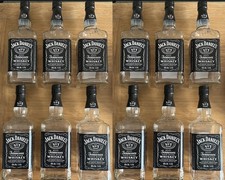 12 x Empty Jack Daniels 1