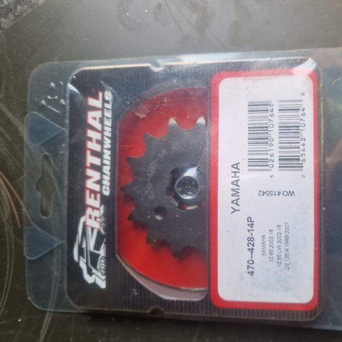New renthal front sprocket - front,