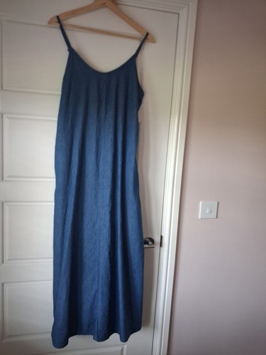 Women new look blue denim - new,