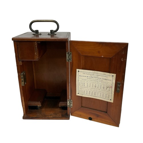Antique bausch lomb wood - lomb,