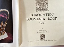 Vintage 1937 Coronation Souvenir Book by Gordon Beckles Ivor Castle Royalty 101.