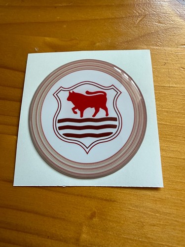 Morris domed resin badge - morris,