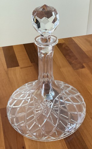 Vintage lead crystal decanter - lead,
