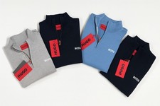 Hugo Boss Men’s Boss Logo Half Zip Jumper