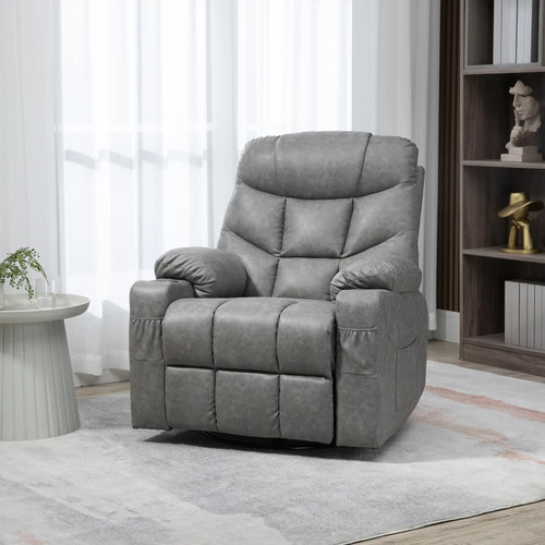 Manual recliner chair - chair, padded