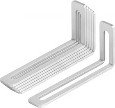 6 Pcs Slotted L Angle Mounting