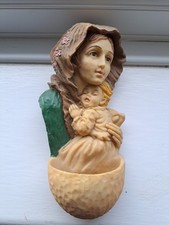 Vintage mary and jesus holy - mary,