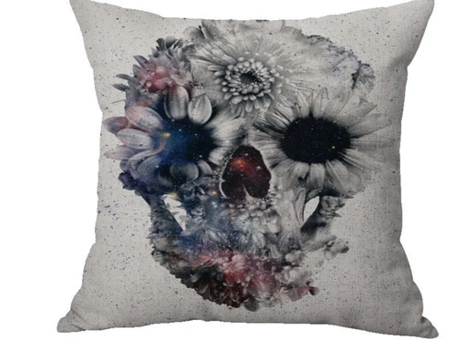 Floral design punk skull 100 - floral,