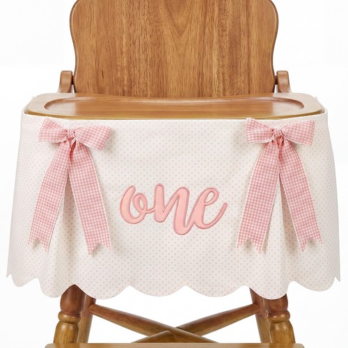 One high chair - chair, banner