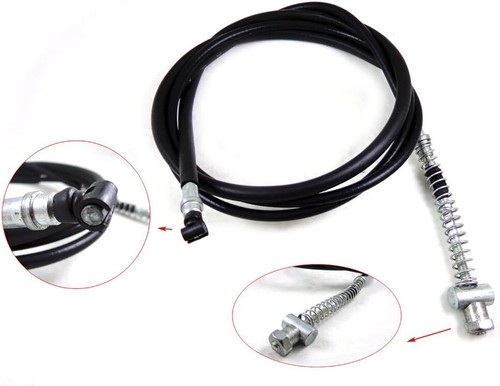Rear drum brake cable - drum,