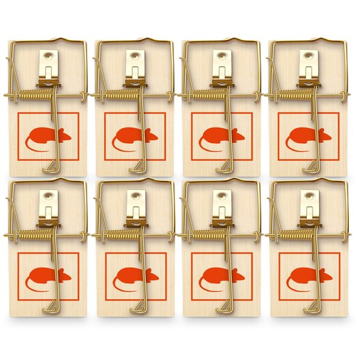 Wooden mouse traps - 6,