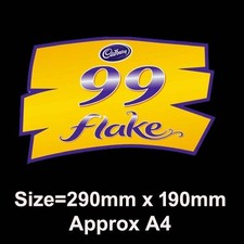 99 FLAKE STICKER - CADBURY ICE
