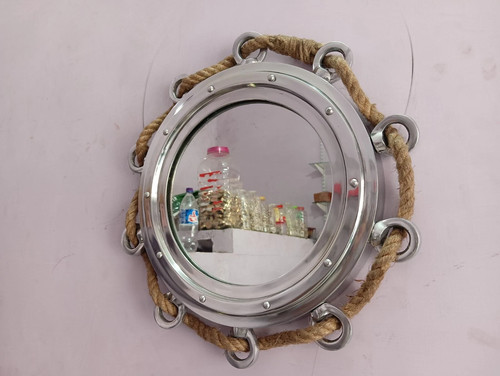 Aluminium jute rope - rope, porthole