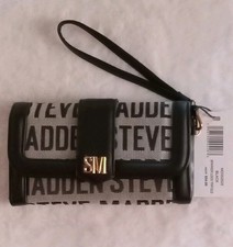 Steve Madden Black Gray Logo