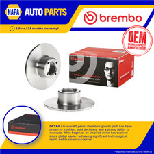 2x Brake Discs Pair Solid fits